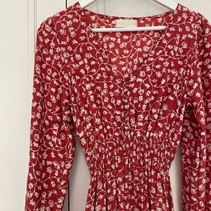 Natalie Martin Silk Maxi Dress (XS)